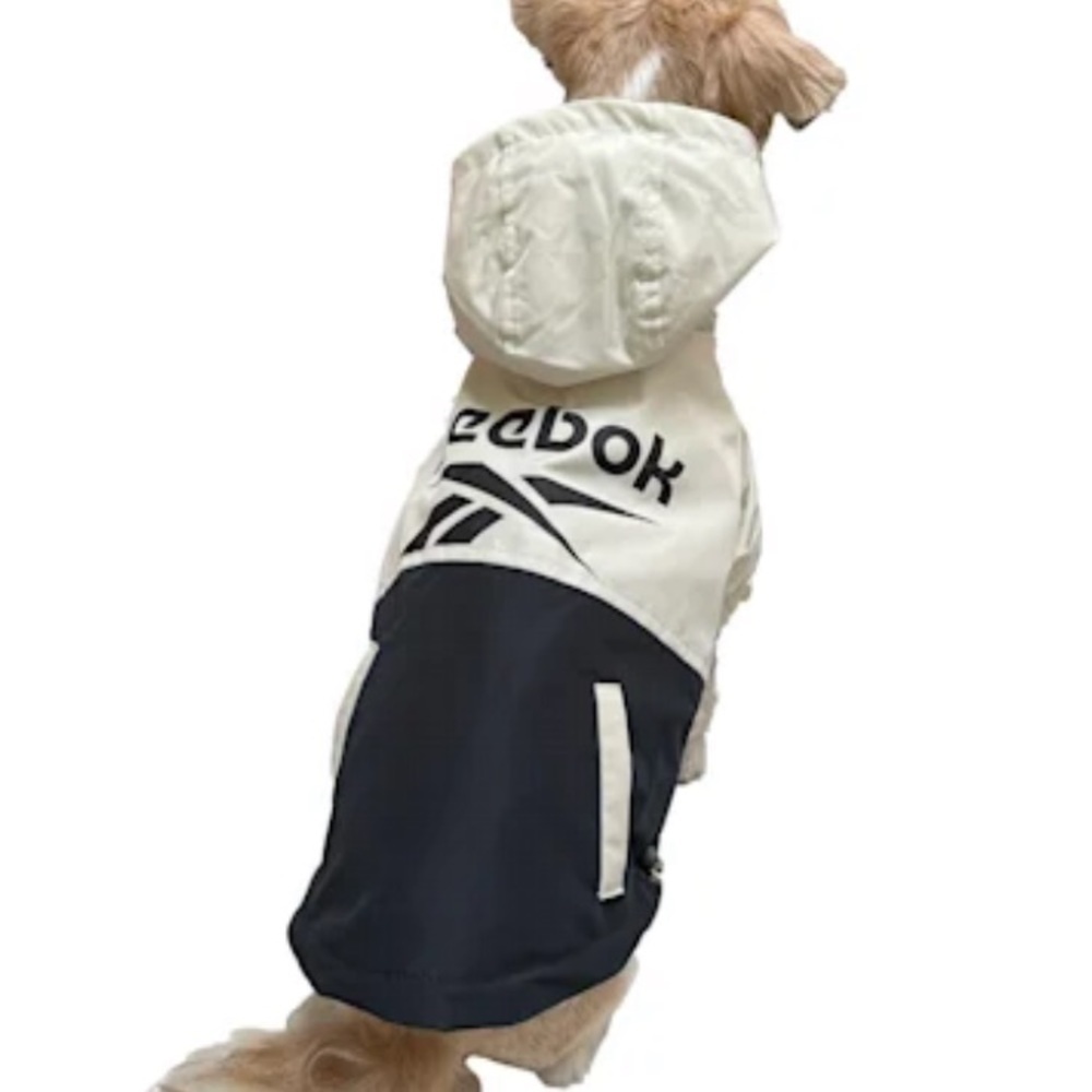 NWT Reebok dog windbreaker jacket XS
